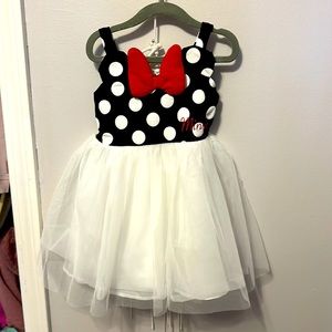 Girls Polka Dot Minnie Mouse Dress ❤️ Size 3t